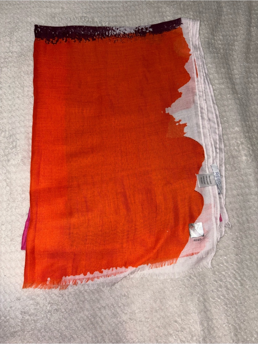 Reed multicolored scarf 80x27 polyester